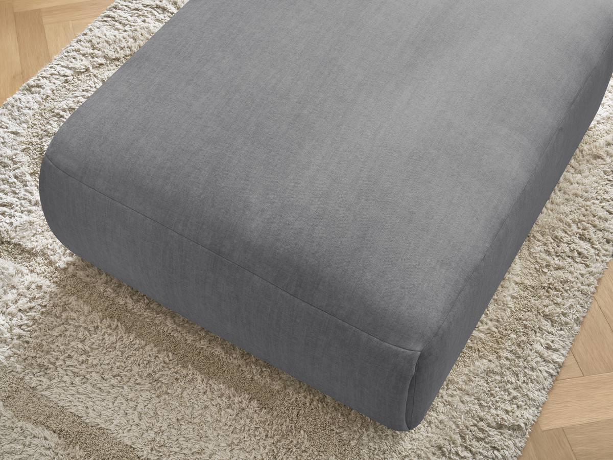 JANA grote poef in fluwelen stof