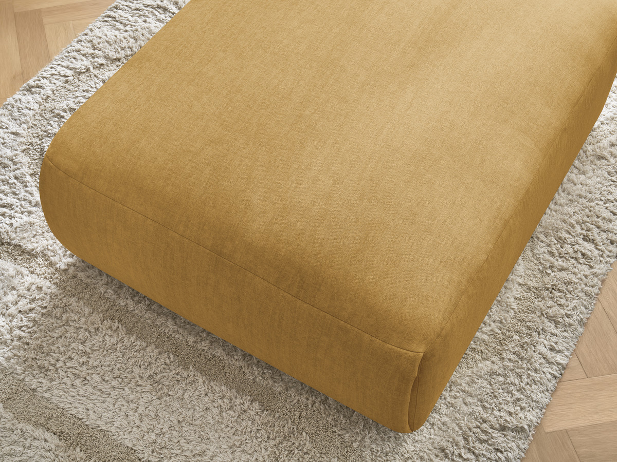 JANA grote poef in fluwelen stof