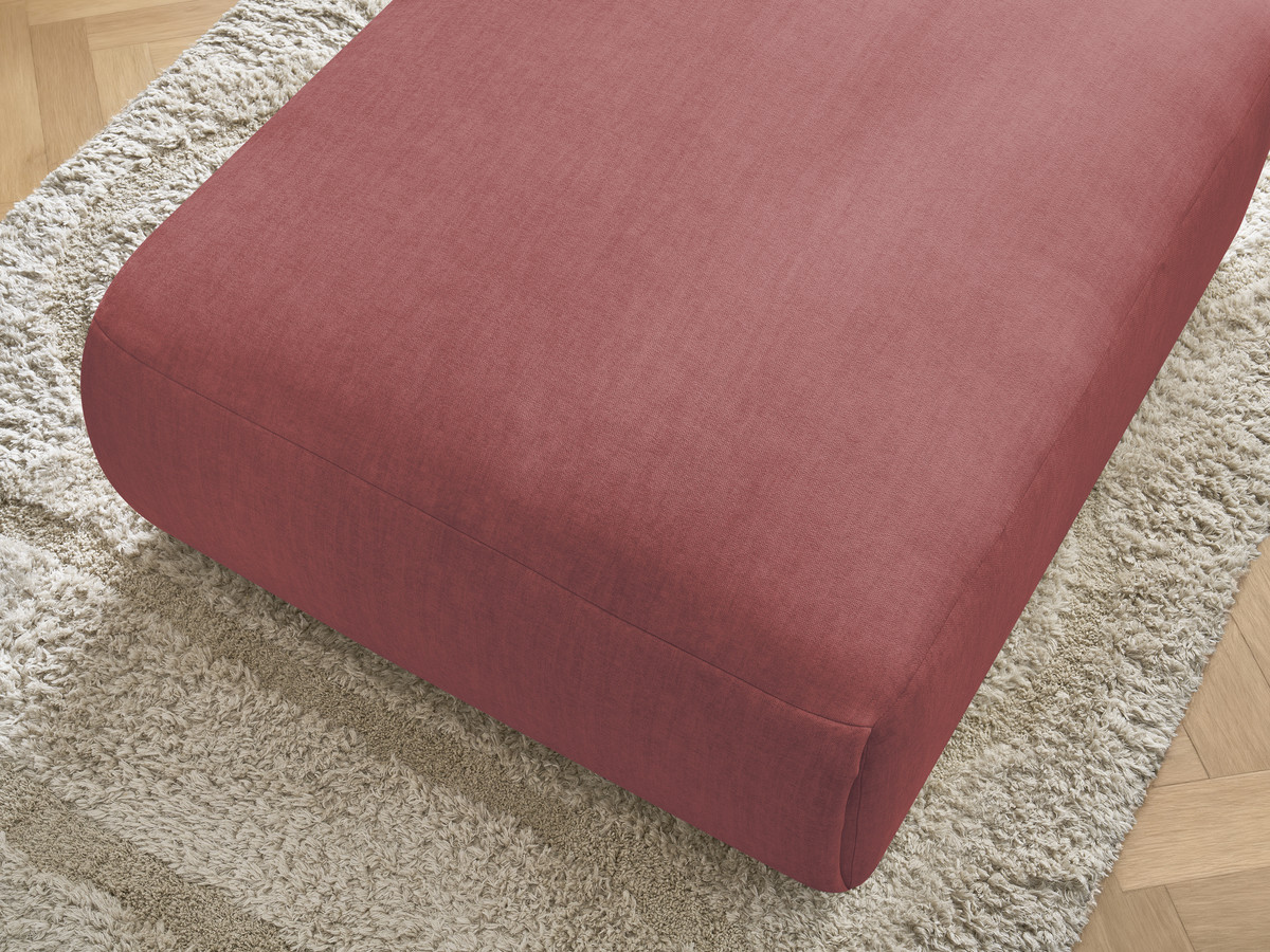 JANA grote poef in fluwelen stof