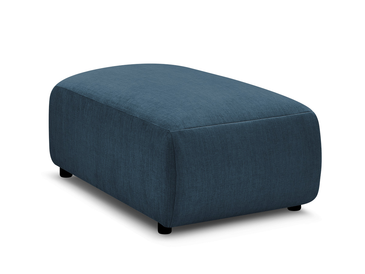 JANA kleine poef in fluwelen stof