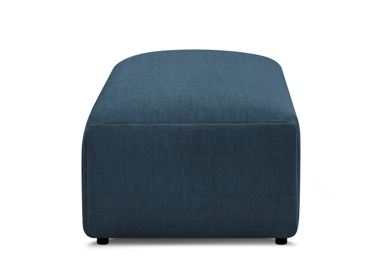 JANA kleine poef in fluwelen stof