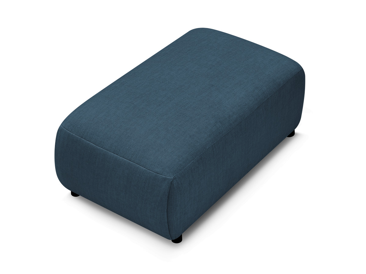 JANA kleine poef in fluwelen stof