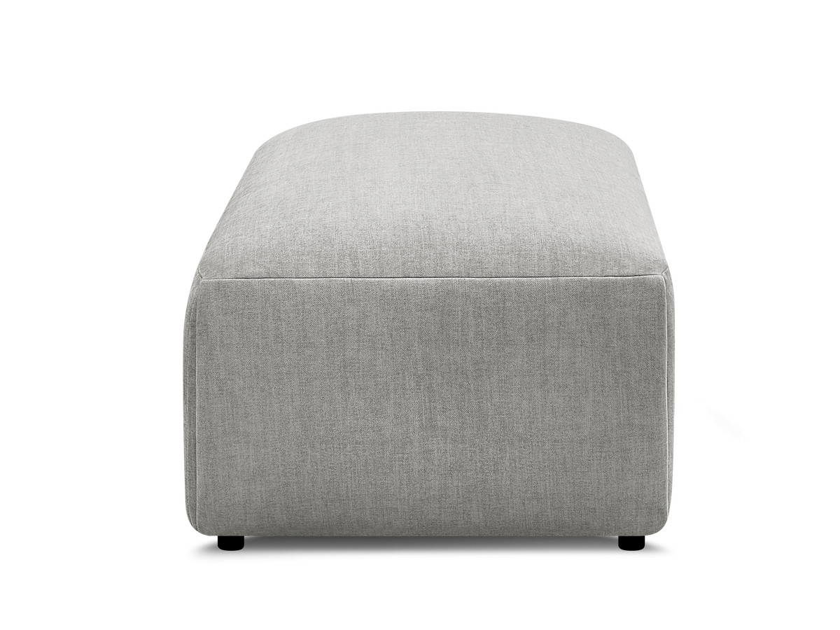 JANA kleine poef in fluwelen stof