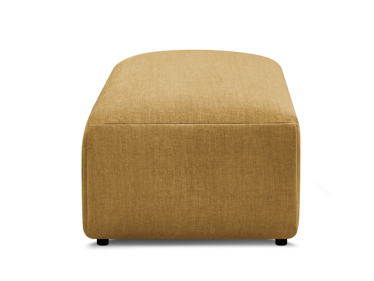 JANA kleine poef in fluwelen stof