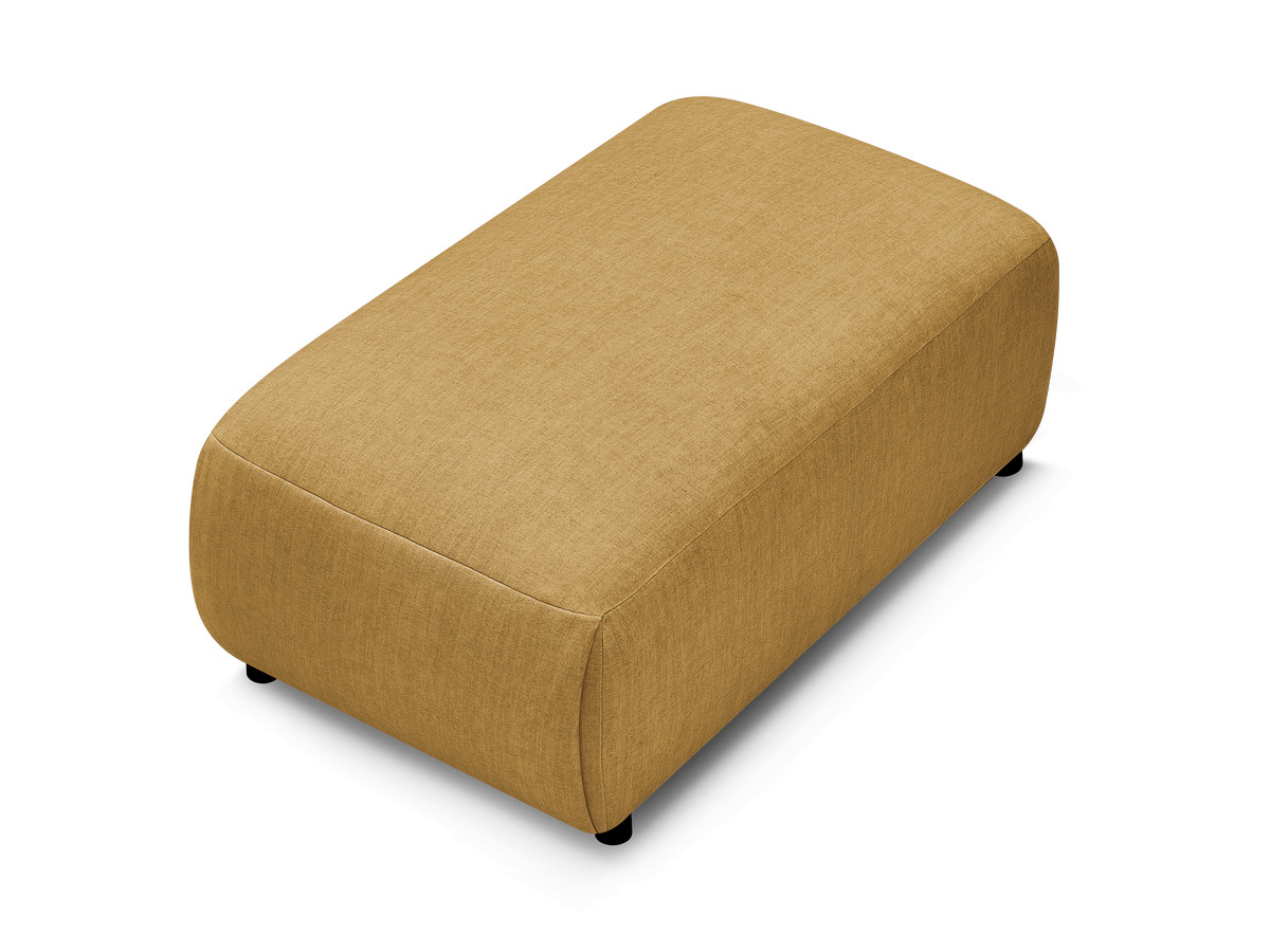 JANA kleine poef in fluwelen stof