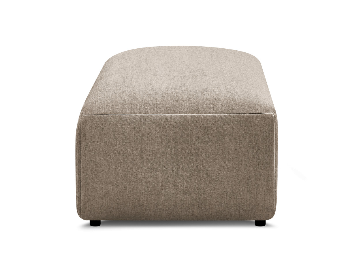 JANA kleine poef in fluwelen stof