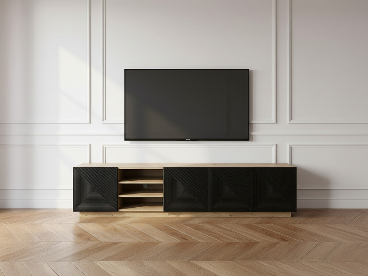 ALICE 200 cm tv-meubel met nissen