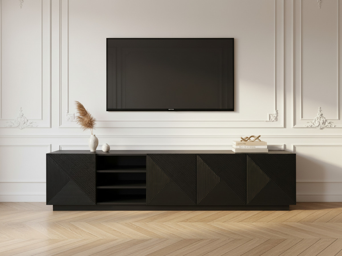 ALICE 200 cm tv-meubel met nissen