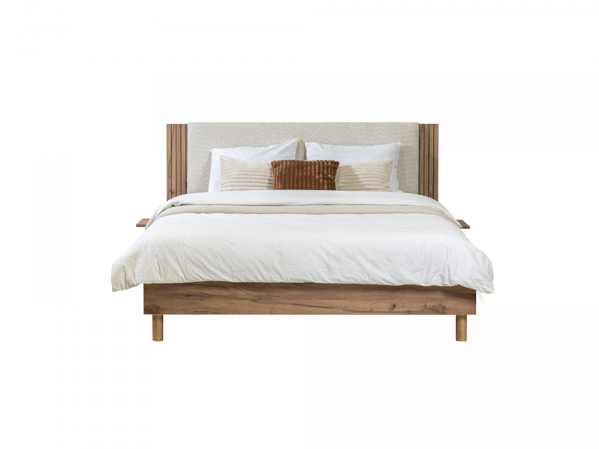 Lit LIOR en 160 x 200 cm, matelas APOLLINE, couette tempérée en 240 x 260 cm et deux oreillers RE-DREAM en — vue 4