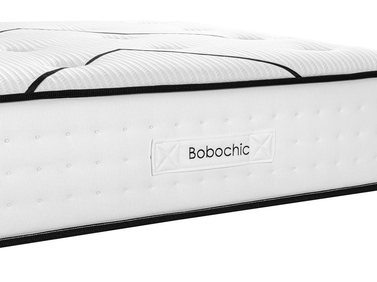 Ensemble matelas ressorts ensachés + sommier MON CRUSH