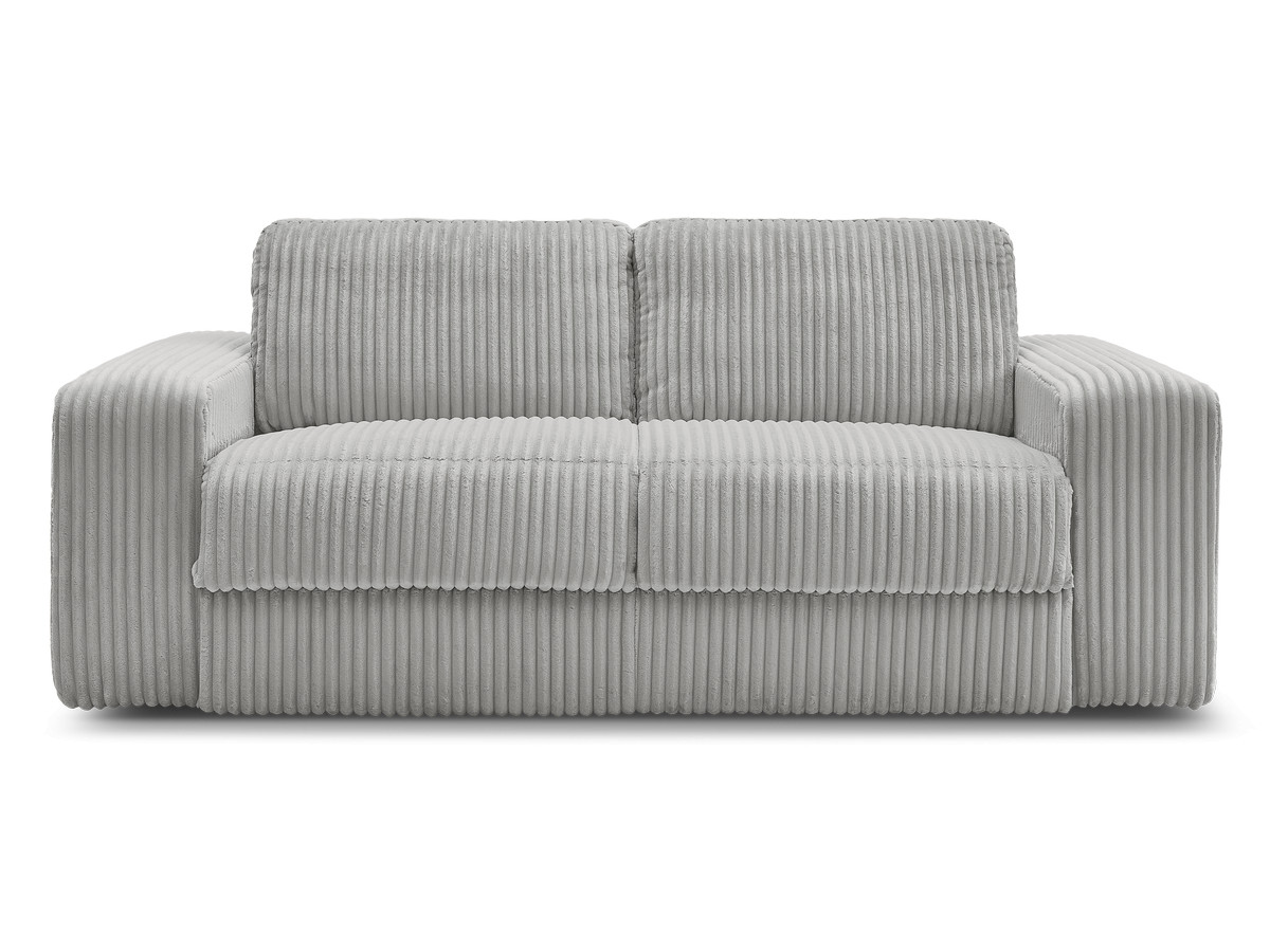 Canapé droit convertible IBIZA ouverture express velours côtelé