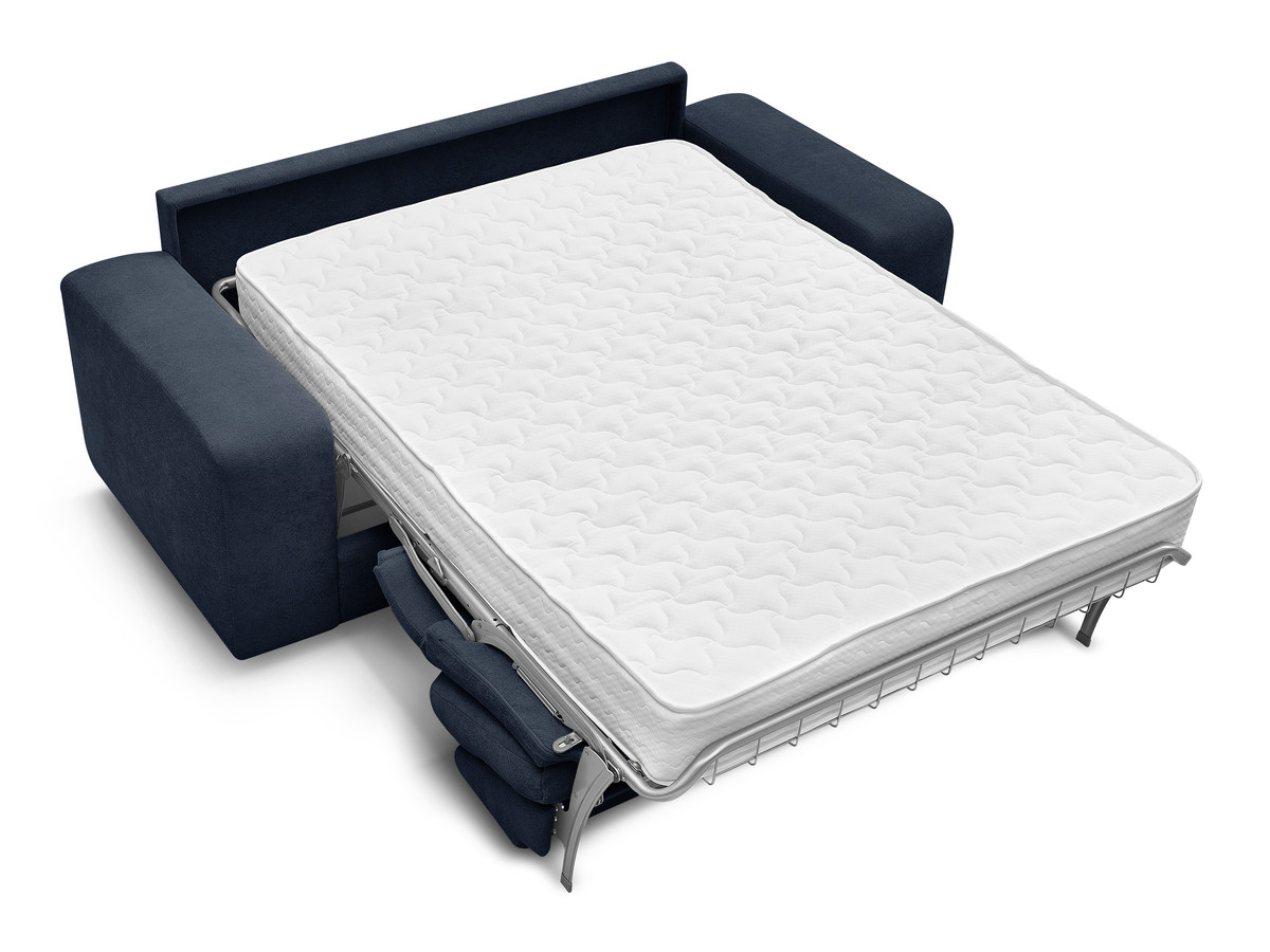 Canapé droit convertible IBIZA ouverture express tissu texturé