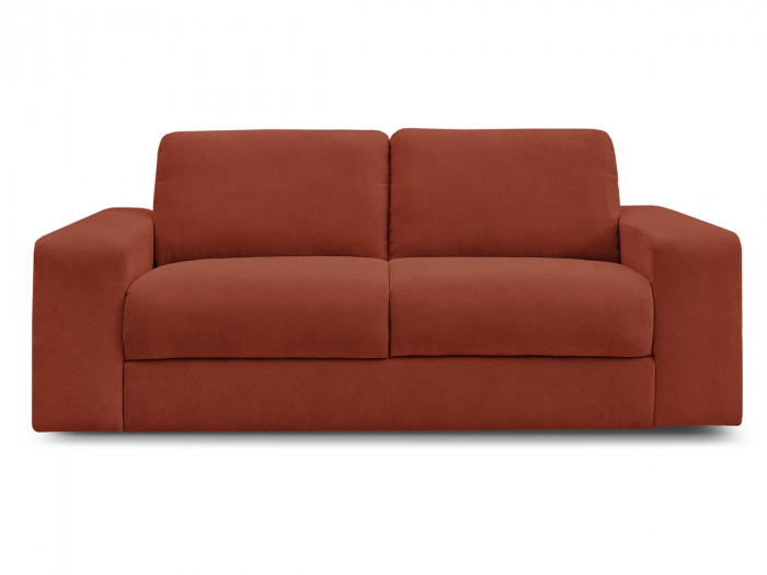 Canapé droit convertible IBIZA ouverture express tissu texturé