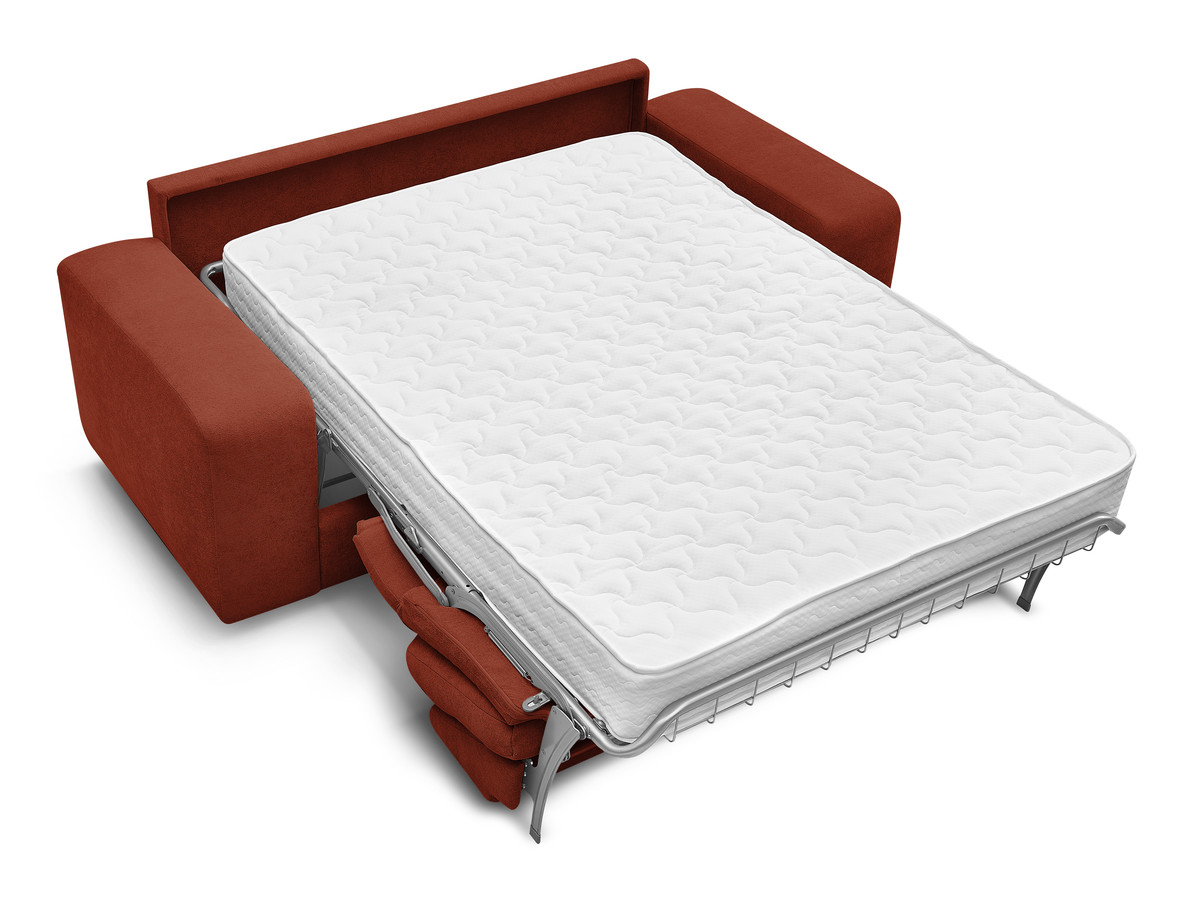 Canapé droit convertible IBIZA ouverture express tissu texturé