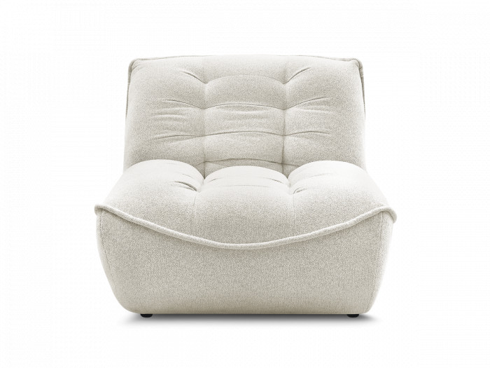 Chauffeuse 1 place pour canapé modulable SERENA tissu chiné