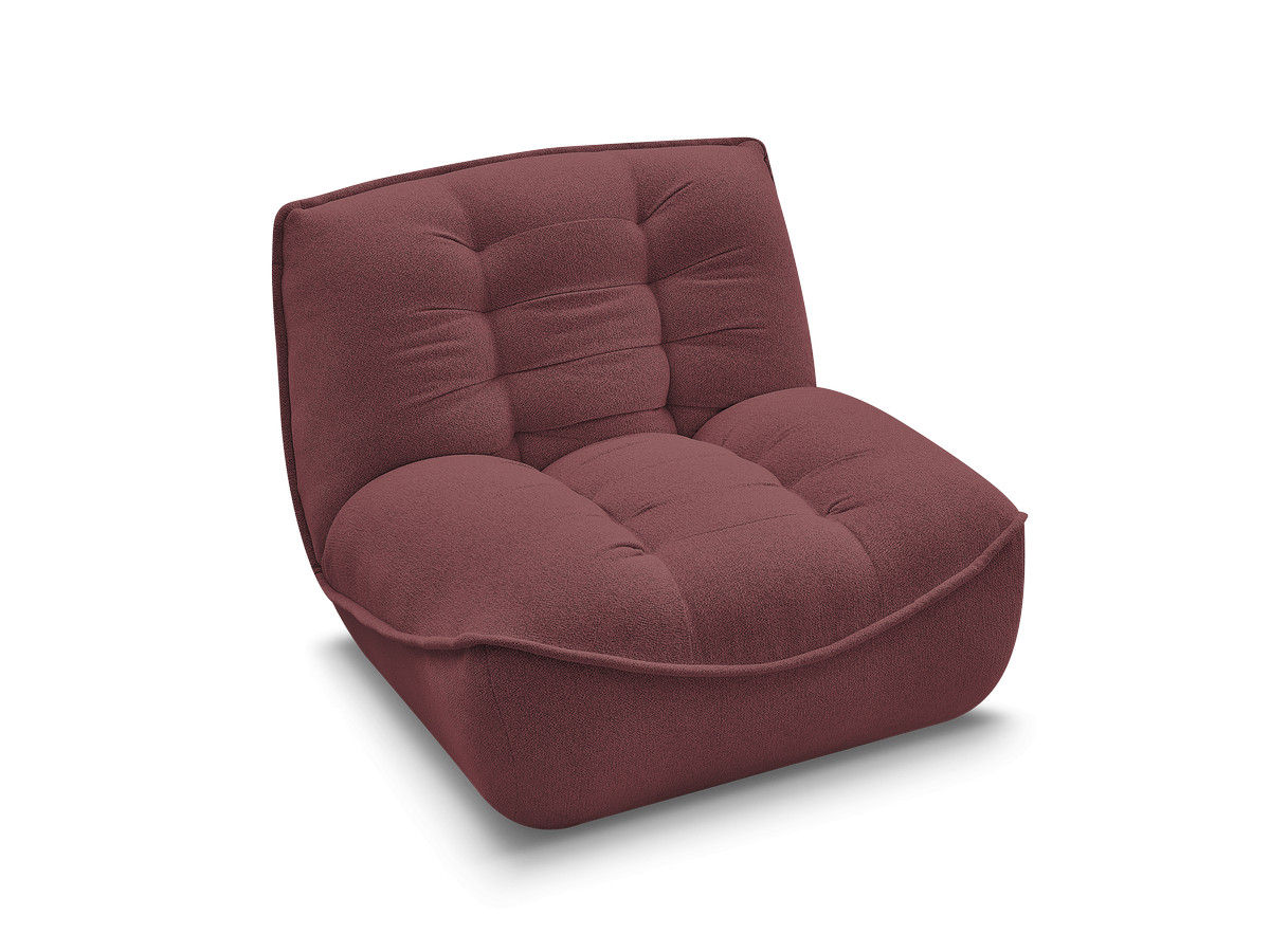 1-zits chaise longue voor modulaire bank SERENA, gemêleerde stof