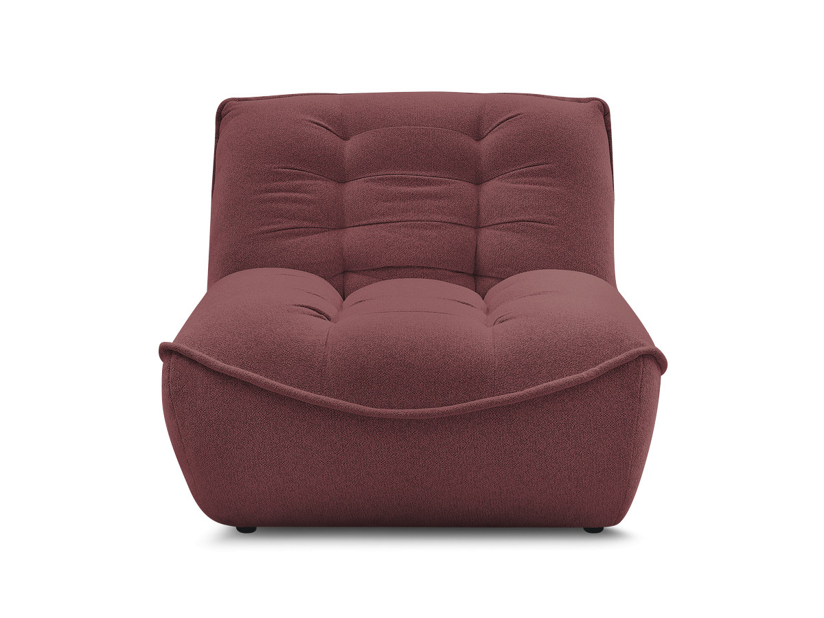 1-zits chaise longue voor modulaire bank SERENA, gemêleerde stof