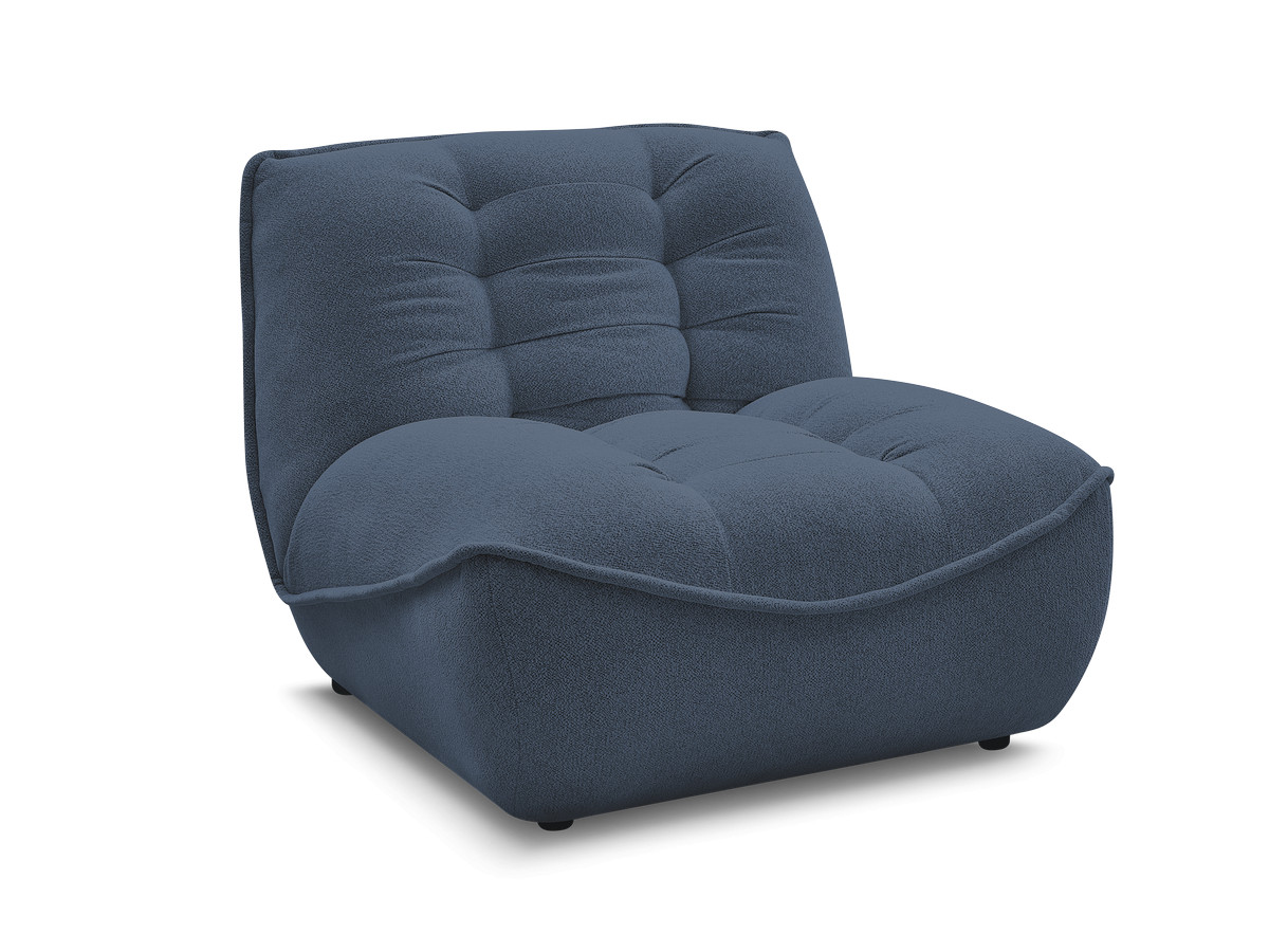 1-zits chaise longue voor modulaire bank SERENA, gemêleerde stof