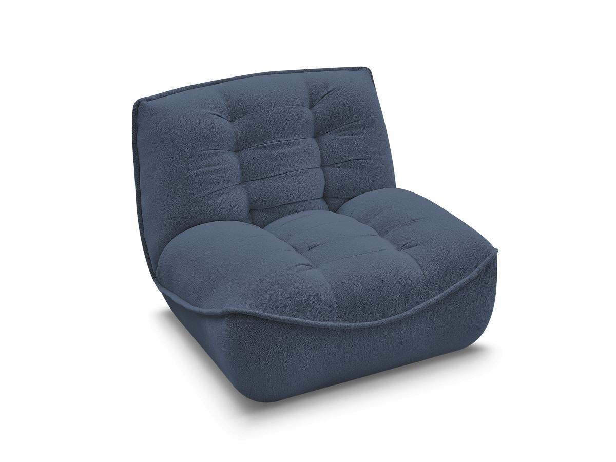 1-zits chaise longue voor modulaire bank SERENA, gemêleerde stof