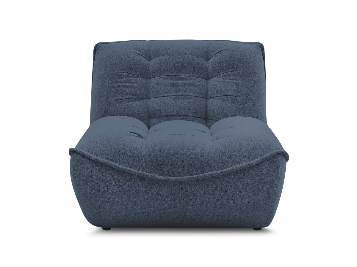 1-zits chaise longue voor modulaire bank SERENA, gemêleerde stof