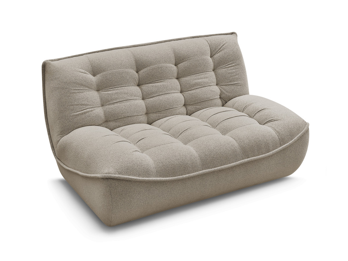 Chauffeuse 2 places pour canapé modulable SERENA tissu chiné