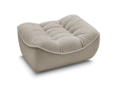 Pouf SERENA tissu chiné