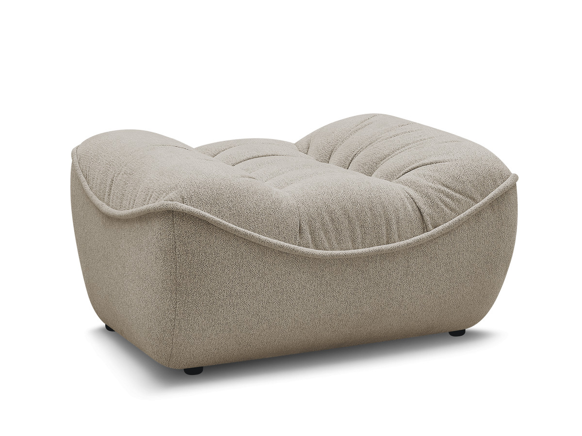 Pouf SERENA tissu chiné