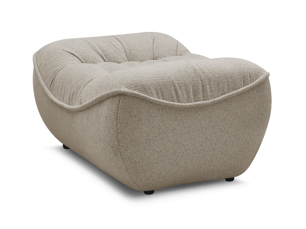 Pouf SERENA tissu chiné