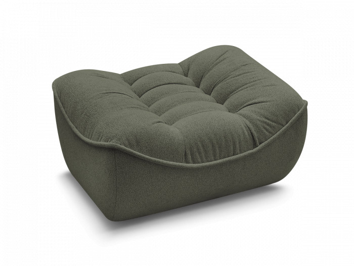 Pouf SERENA tissu chiné