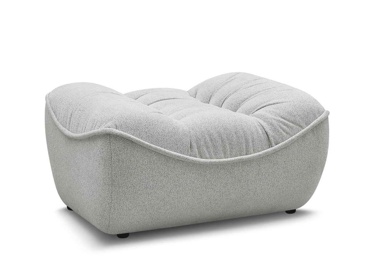 Pouf SERENA tissu chiné