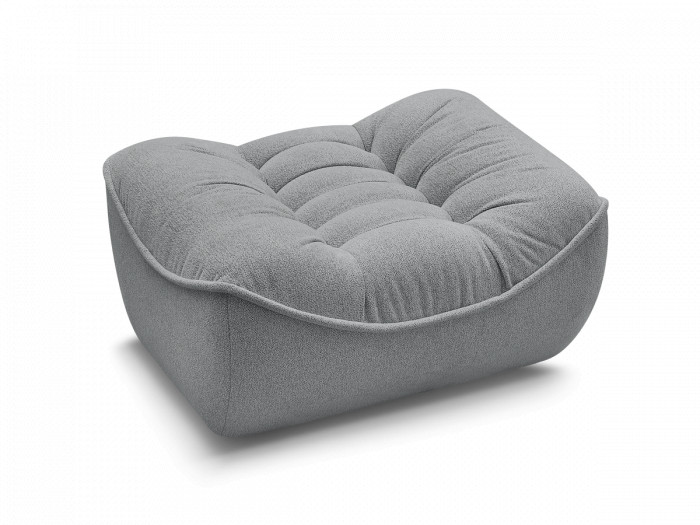 Pouf SERENA tissu chiné