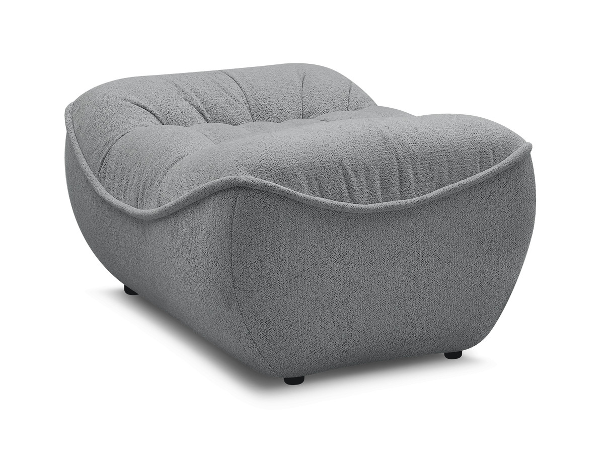 Pouf SERENA tissu chiné