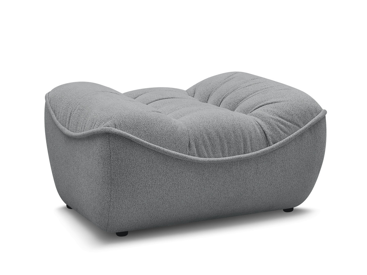 Pouf SERENA tissu chiné