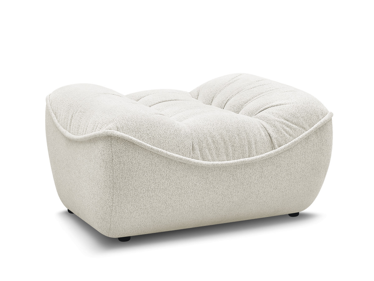 Pouf SERENA tissu chiné