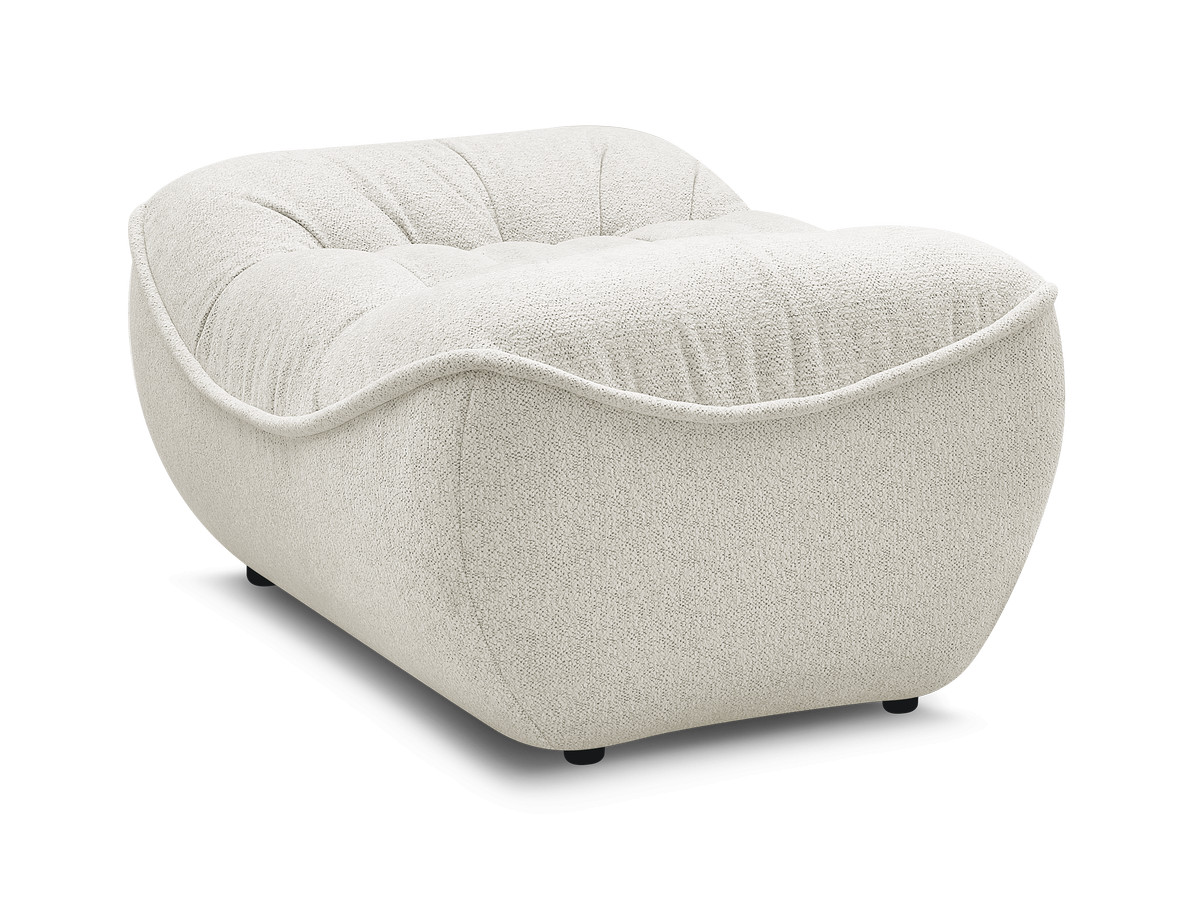Pouf SERENA tissu chiné