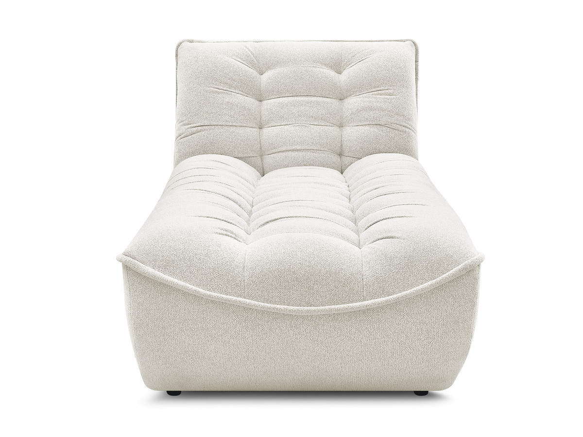 Méridienne pour canapé modulable SERENA tissu chiné