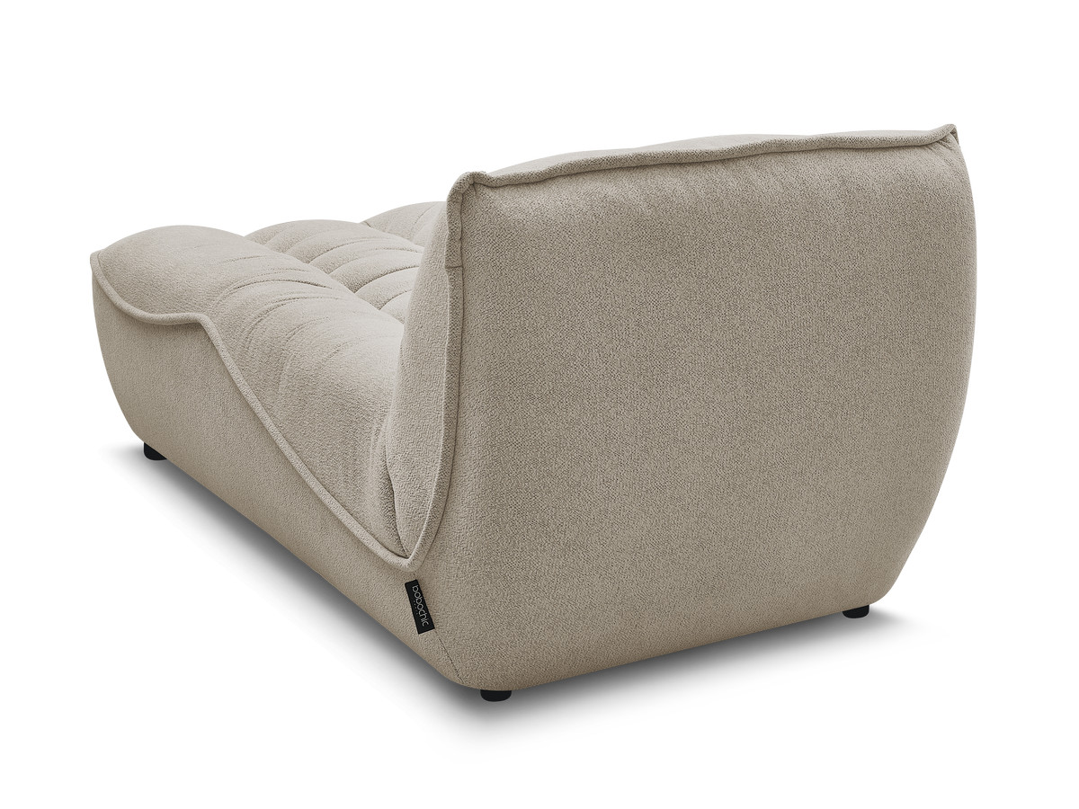 Chaise longue voor de modulaire bank SERENA, gemęleerde stof
