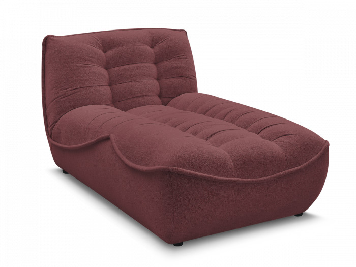 Méridienne pour canapé modulable SERENA tissu chiné