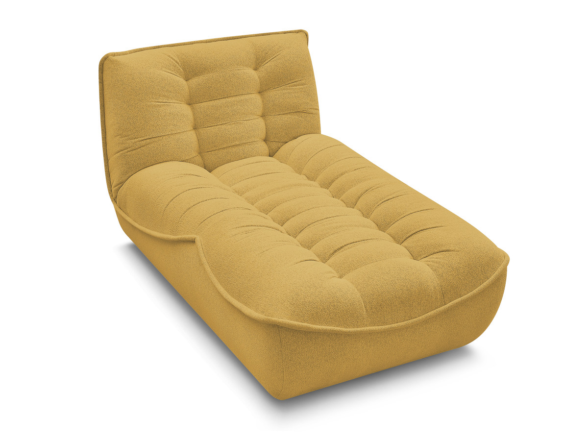 méridienne pour canapé modulable serena tissu chiné gekleurd jaune