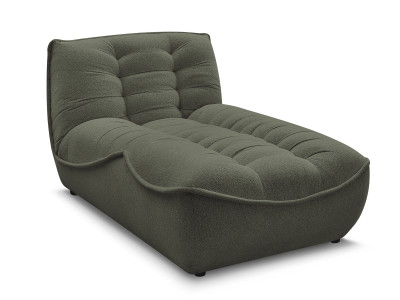 Méridienne pour canapé modulable SERENA tissu chiné