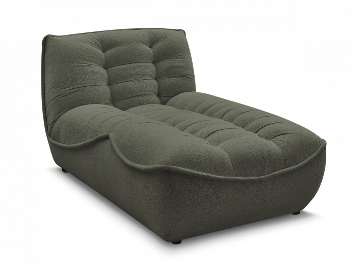 Méridienne pour canapé modulable SERENA tissu chiné