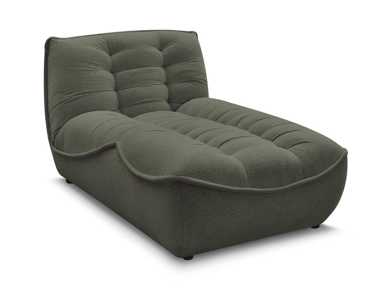 méridienne pour canapé modulable serena tissu chiné gekleurd vert