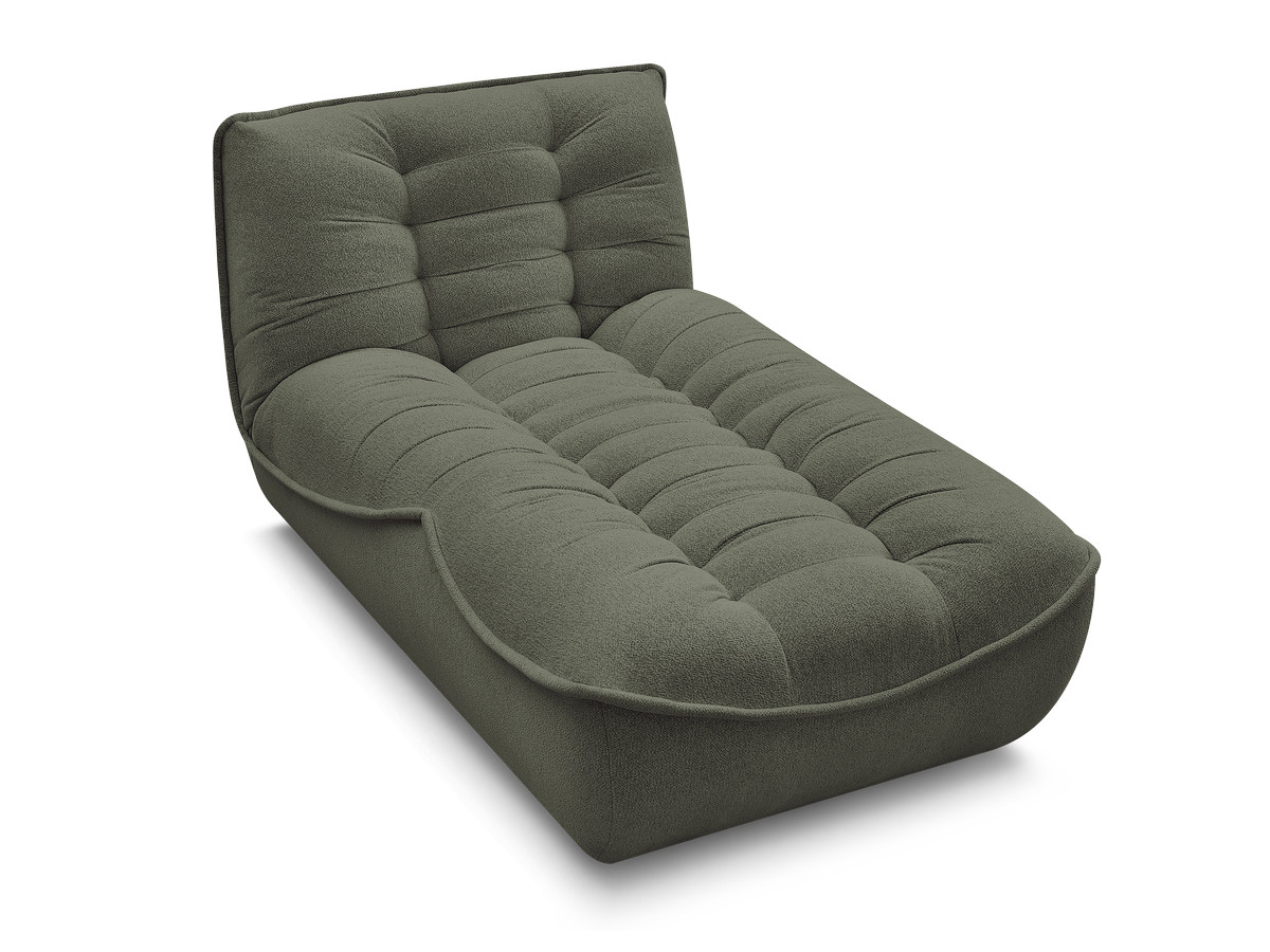 Méridienne pour canapé modulable SERENA tissu chiné