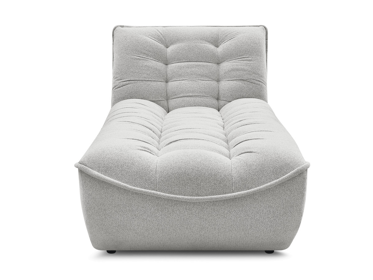 Méridienne pour canapé modulable SERENA tissu chiné