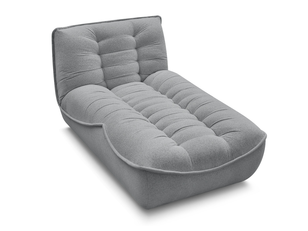 Méridienne pour canapé modulable SERENA tissu chiné