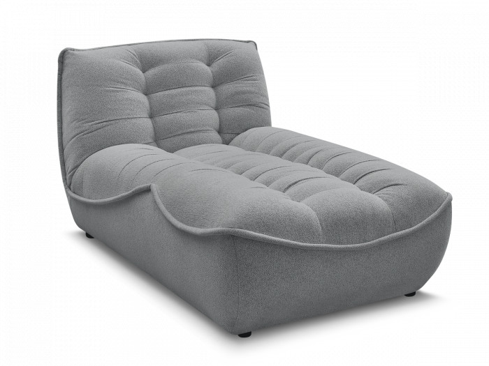 Méridienne pour canapé modulable SERENA tissu chiné