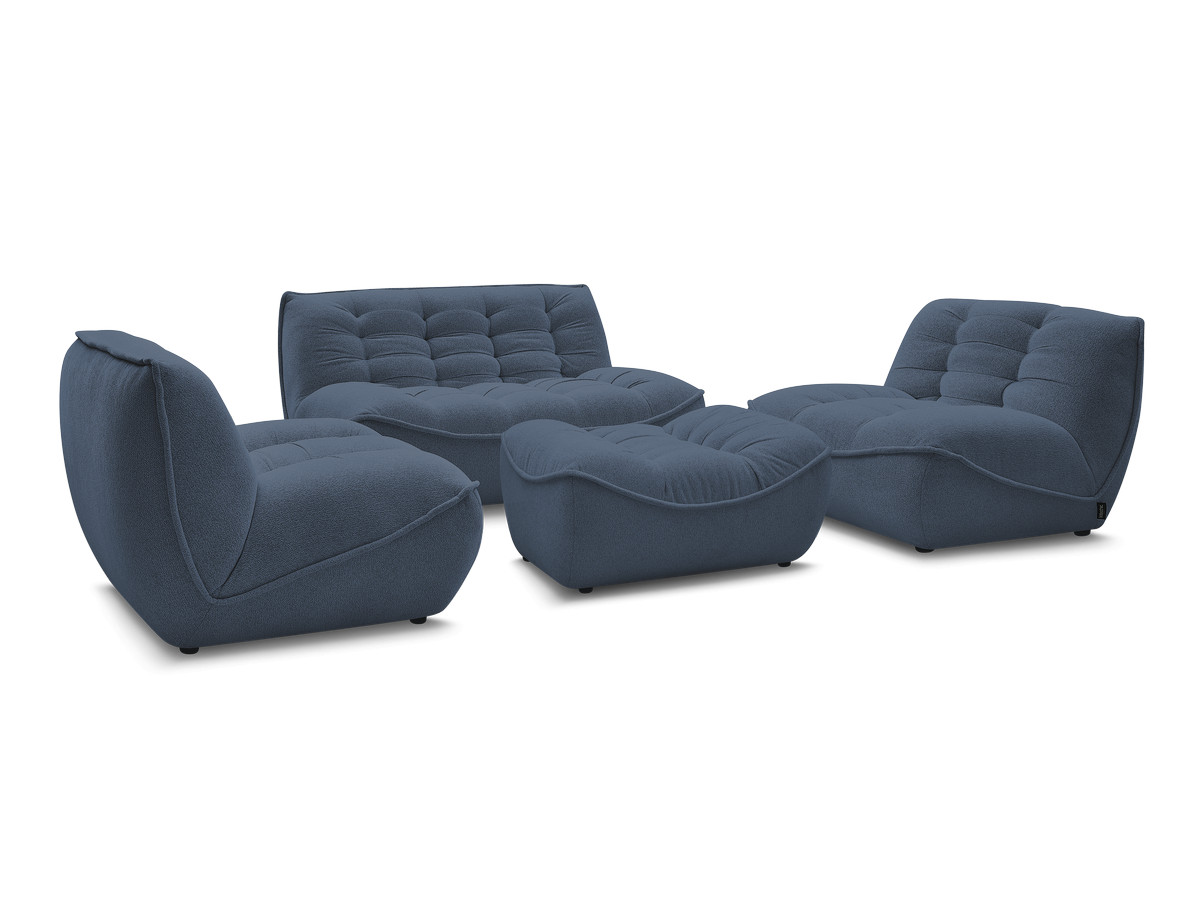 Chauffeuse 1 place pour canapé modulable SERENA tissu chiné