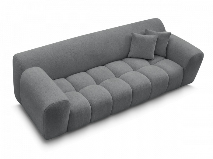 Canapé droit fixe 3 places MELISSE tissu chiné