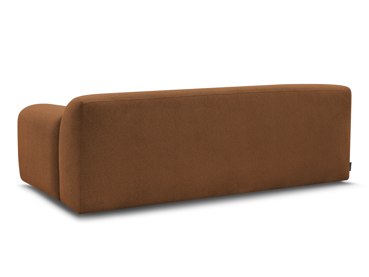 Canapé droit 3 places MELISSE chiné orange — vue 6
