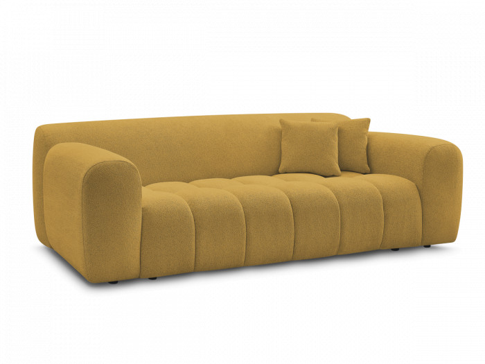 Canapé droit fixe 3 places MELISSE tissu chiné